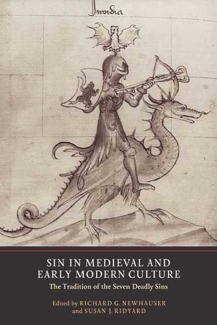 Sin in Medieval and Early Modern Culture