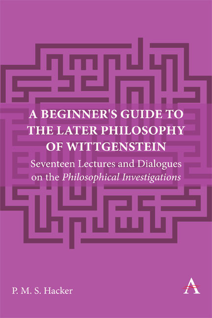 A Beginner's Guide to the Later Philosophy of Wittgenstein