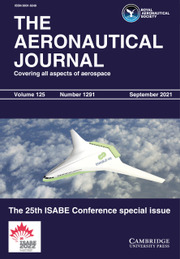 The Aeronautical Journal Volume 125 - Issue 1291 -  The 25th ISABE Conference Special Issue – Part I