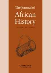 The Journal of African History Volume 49 - Issue 3 -