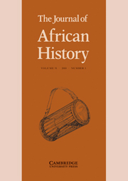 The Journal of African History Volume 51 - Issue 1 -