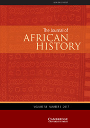 The Journal of African History Volume 58 - Issue 3 -