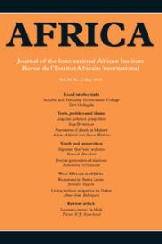 Africa Volume 85 - Issue 2 -