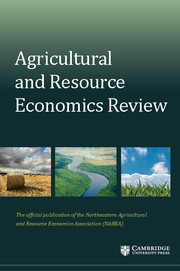 Agricultural and Resource Economics Review Volume 45 - Issue 3 -