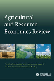 Agricultural and Resource Economics Review Volume 47 - Issue 3 -