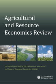 Agricultural and Resource Economics Review Volume 50 - Issue 1 -