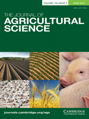 The Journal of Agricultural Science Volume 150 - Issue 3 -