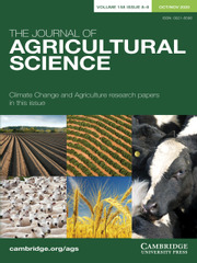 The Journal of Agricultural Science Volume 158 - Issue 8-9 -