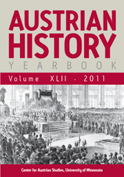 Austrian History Yearbook Volume 42 - Issue  -