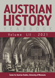 Austrian History Yearbook Volume 52 - Issue  -