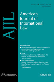 American Journal of International Law Volume 112 - Issue 3 -