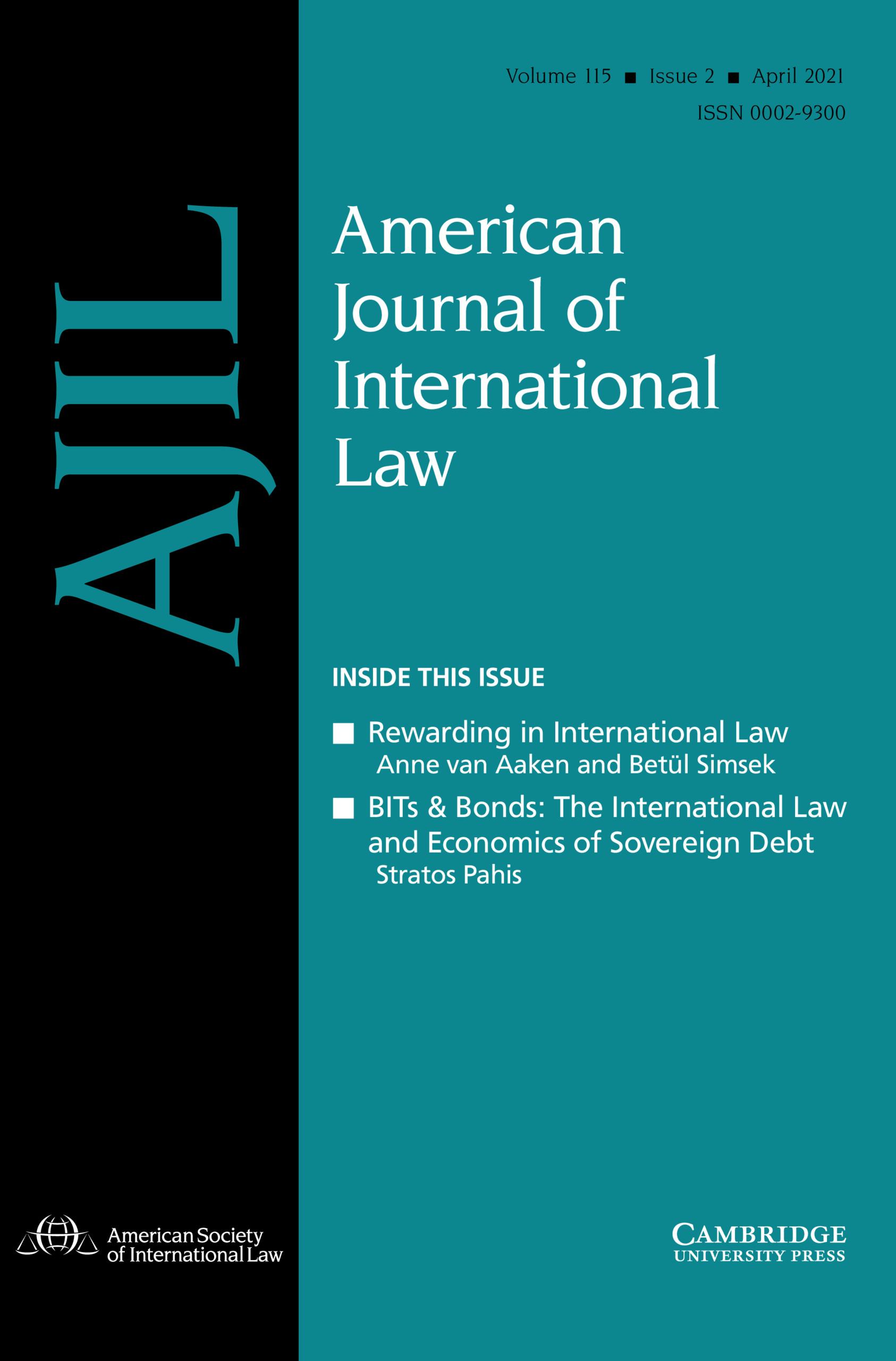 American Journal of International Law Volume 115 - Issue 2 -