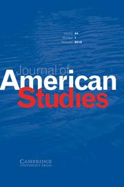 Journal of American Studies Volume 44 - Issue 1 -