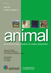 animal Volume 12 - Supplements1 -  Theory to Practice - International Bull Fertility Conference 27–30 May 2018, Westport, Ireland