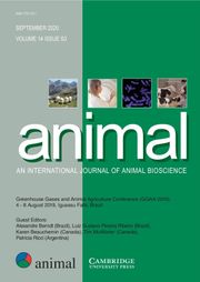 animal Volume 14 - Issue S3 -  Greenhouse Gases and Animal Agriculture Conference (GGAA 2019), 4 - 8 August 2019, Iguassu Falls, Brazil