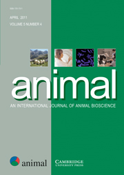 animal Volume 5 - Issue 4 -