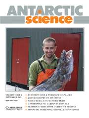 Antarctic Science Volume 19 - Issue 3 -