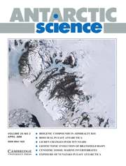 Antarctic Science Volume 20 - Issue 2 -