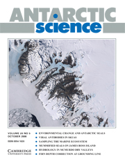 Antarctic Science Volume 20 - Issue 5 -