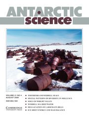 Antarctic Science Volume 21 - Issue 4 -