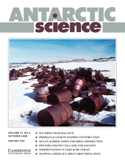 Antarctic Science Volume 21 - Issue 5 -