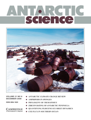 Antarctic Science Volume 21 - Issue 6 -