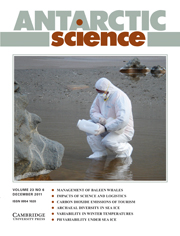 Antarctic Science Volume 23 - Issue 6 -