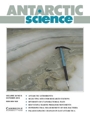 Antarctic Science Volume 26 - Issue 5 -