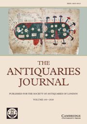 The Antiquaries Journal Volume 100 - Issue  -