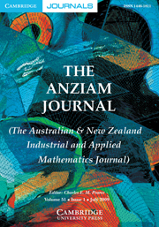 The ANZIAM Journal Volume 51 - Issue 1 -