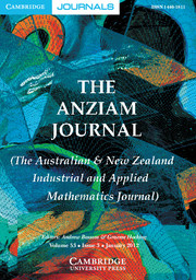 The ANZIAM Journal Volume 53 - Issue 3 -