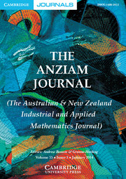 The ANZIAM Journal Volume 55 - Issue 3 -