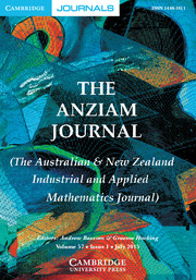 The ANZIAM Journal Volume 57 - Issue 1 -