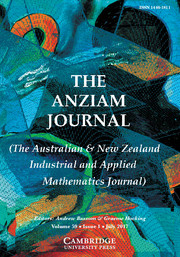 The ANZIAM Journal Volume 59 - Issue 1 -