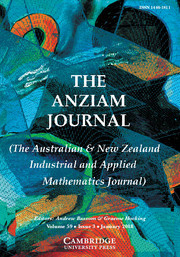 The ANZIAM Journal Volume 59 - Issue 3 -