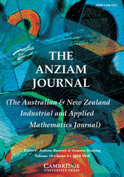 The ANZIAM Journal Volume 59 - Issue 4 -