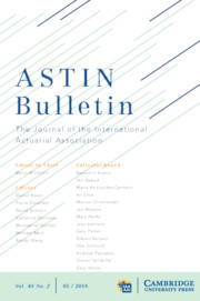 ASTIN Bulletin: The Journal of the IAA Volume 48 - Issue 2 -