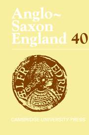 Early Medieval England and its Neighbours Volume 40 - Issue  -