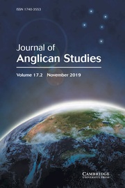 Journal of Anglican Studies Volume 17 - Issue 2 -