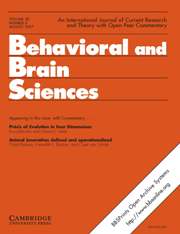 Behavioral and Brain Sciences Volume 30 - Issue 4 -