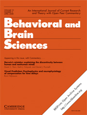 Behavioral and Brain Sciences Volume 31 - Issue 2 -