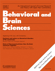 Behavioral and Brain Sciences Volume 31 - Issue 3 -