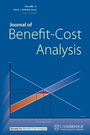 Journal of Benefit-Cost Analysis Volume 15 - Issue 1 -