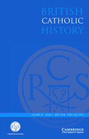 British Catholic History Volume 34 - Issue 1 -