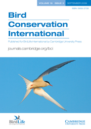 Bird Conservation International Volume 19 - Issue 3 -