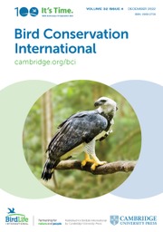 Bird Conservation International Volume 32 - Issue 4 -