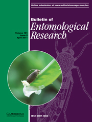 Bulletin of Entomological Research Volume 101 - Issue 2 -