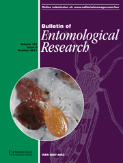 Bulletin of Entomological Research Volume 101 - Issue 5 -