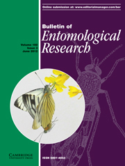 Bulletin of Entomological Research Volume 102 - Issue 3 -