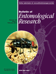 Bulletin of Entomological Research Volume 103 - Issue 1 -